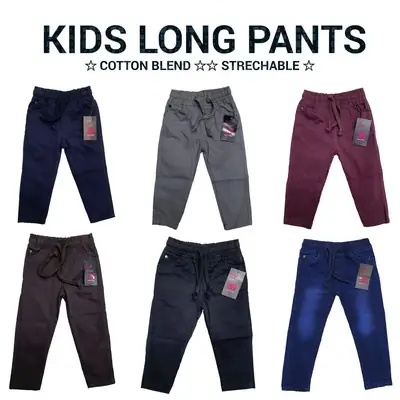 Slack Pants Kids, Seluar Slack Budak, Kanak-Kanak Lelaki Dan Perempuan (1Tahun - 12Tahun)
