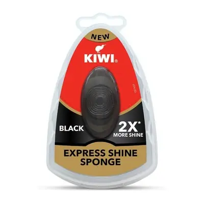 Ready Stock Kiwi Express Shine Sponge Kiwi Kasut Hitam
