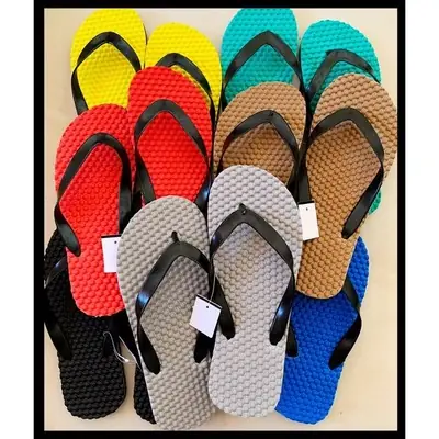 [9983] Selipar Jepun Massage | Super Light EVA Slipper | Selipar Butir | Toilet Slipper | Selipar Jamban | Multi Colours