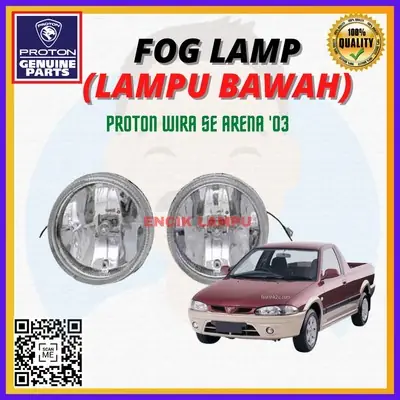 FASTLINK PROTON WIRA SE ARENA FRONT BUMPER FOG LAMP 100% NEW HIGH QUALITY