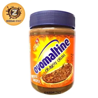 Chocolate Ovomaltine Spread Crunchy Cream Bottle 380g Coklat Jem Roti dan Biskut