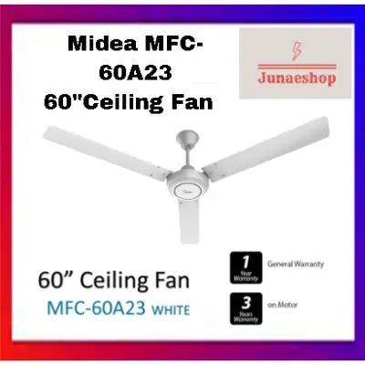 ((SINGLE PACK)) MIDEA 60"  MFC-60A23-WT / MFC-60A23-WT  CEILING FAN