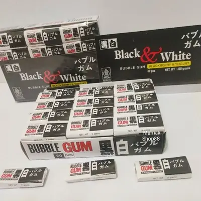 Black White Chewing Gum Legend