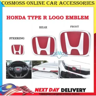 Emblem Logo Suitable For Honda Civic FD FB FC FE 2006 - 2022 City Hatchback 2008 - 2022 Accord Jazz BRV Type-R
