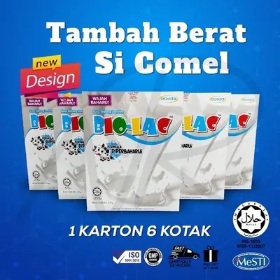 SUSU BIOLAC - Susu Bayi Tambah Berat Badan & Selera Makan BIOLAC MINUMA BAYI