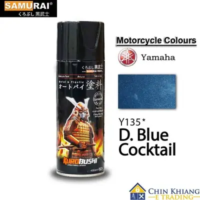 Samurai Y135 Yamaha D.Blue Cocktail Spray Paint 400ml