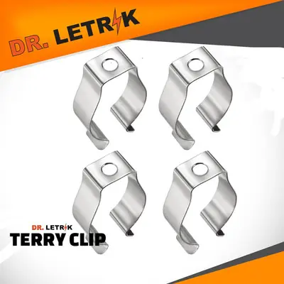 Holder T8 Terry Clip/ Narrow Base Tool Spring Terry Clip Heavy Duty Tool Storage Hangers