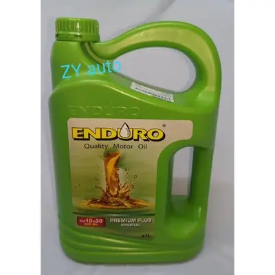 Enduro Lubricant Engine Oil SAE10W30 SL 3Liter Quality Motor Oil (5000km)