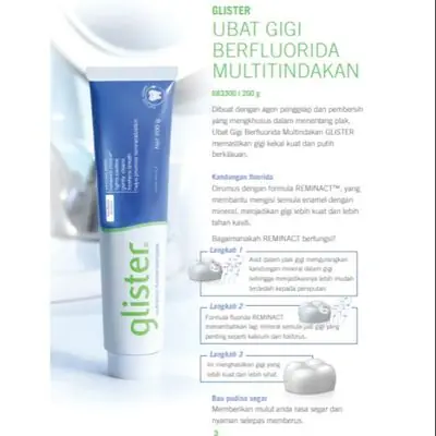 Special Edition ! GLISTER Ubat Glister Pemutih Gigi / Anti Plak