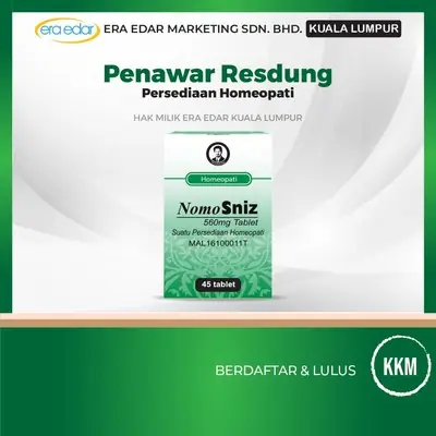 Era Edar Nomo Sniz Ubat Homeopati Untuk Resdung (30 Tablet)