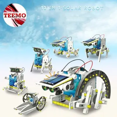 READY STOCK 💰 Teemo 13-In-1 Solar Power Energy Robot Toy Kit Science Projects For Kids Learning