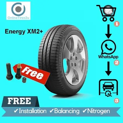 195/60R15 - Michelin XM2 Plus (With Installation)
