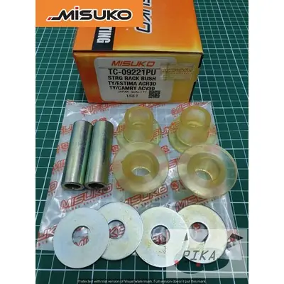 TOYOTA ESTIMA(ACR30) /VIOS（NCP93） CAMRY(ACV30/ACV50) HARRIER(ACU30) PU/Polyurethane rubber Steering Rack Bush Kits MISUK