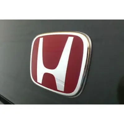 2 pcs Honda Civic 2016-2020 Type R Logo Emblem | Stylish And Sporty Front And Back Emblem logo |High Quality Chrome edge