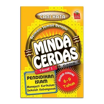 Buku Minda Cerdas - Cari Kata Tahap 1 (Kuning)