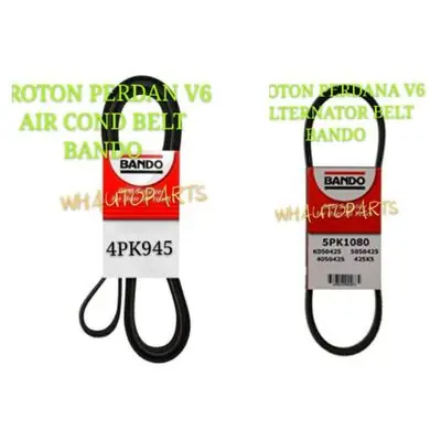 (BANDO) PROTON PERDANA V6 (AIR COND BELT/ALTERNATOR BELT) (SET) 4PK945/5PK1080