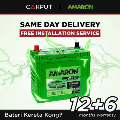 [ Installation Provided ] 46B24R Amaron GO | Car Battery Avanza Vios Swift Saga FLX BLM Person | NS60 NS60R NS60RS