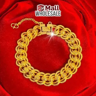Gelang Tangan Koko Audi Emas Bangkok Emas Korea GM Mall Bracelet 24K Gold Plated Jewellery