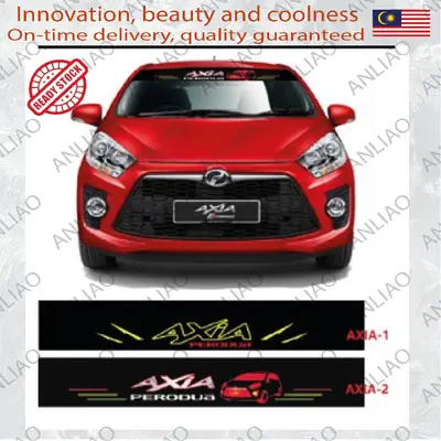 PERODUA AXIA FRONT WINDSCREEN STICKER
