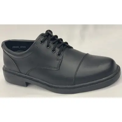 KASUT KULIT HITAM (PVC) (SIZE :5-10)