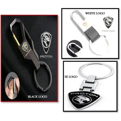 Customized PROTON Car Logo Keychain Alloy Metal