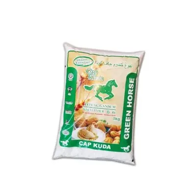 Cap Kuda Tepung Gandum/ Green Horse Wheat Flour 1kg