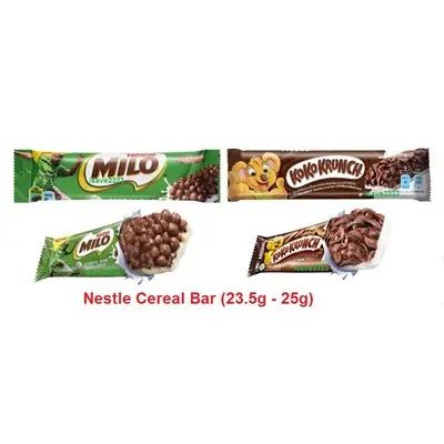 Nestle Cereal Bar (23.5g - 25g) - Koko Krunch / Milo