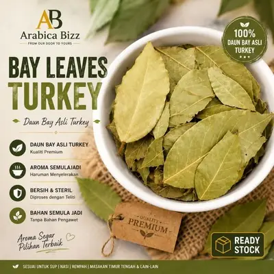 Bay leave Daun Bay 30g 60g Rempah Tumis Nasi Arab/Nasi Beriani‼️Ready Stock‼️