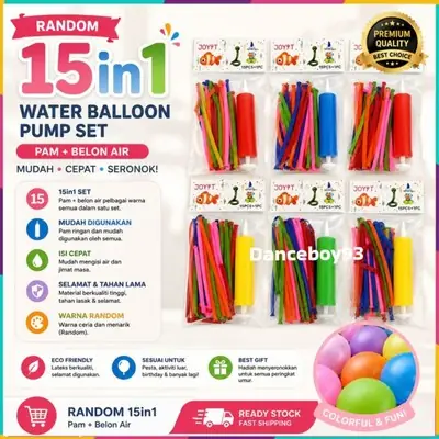 Belon Panjang Badut Generic Long Balloons +Pam Belon 1set(FR)