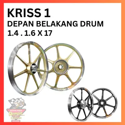 REMPIT Kriss1 7 Batang Sport Rim ( 2 Colors ) CT100 MR1 Kristar