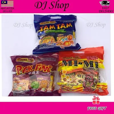Snekku Tam Tam. 25g X 8pcs Keropok MiMi Tam Tam Pick FiNe Keropok Raya Halal