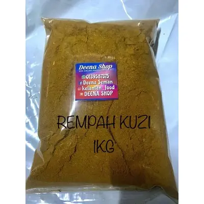 1kg REMPAH KUZI Selising KELANTAN