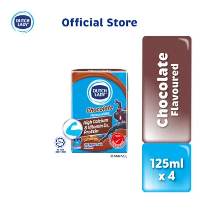 DUTCH LADY MILKY SPIDERMAN CHOCOLATE (125ml x 4)