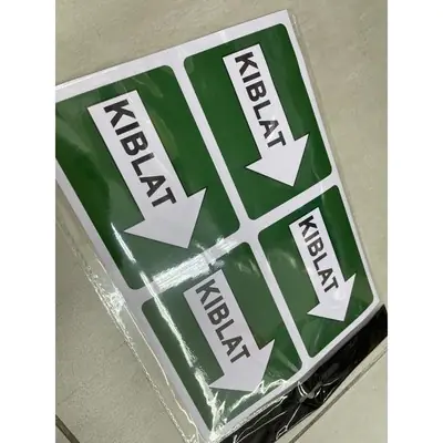 Kiblat Sticker (4 in 1)