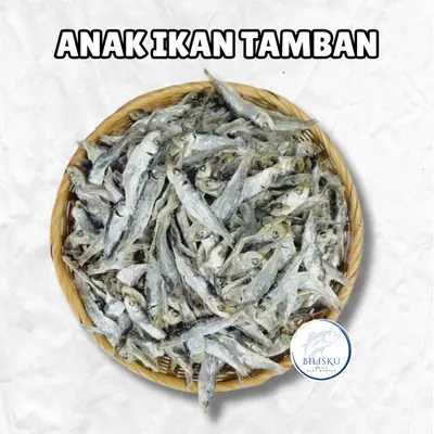 Ready Stock Anak Ikan Tamban Kering 100gram