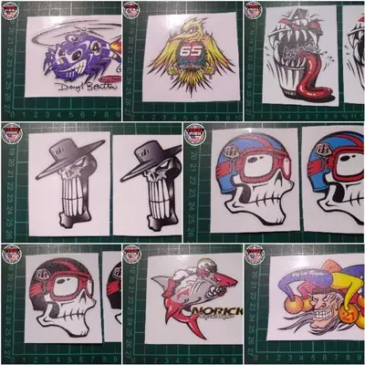 STICKERS MOTOR PELEKAT MOTOR TROY LEE DESIGNS