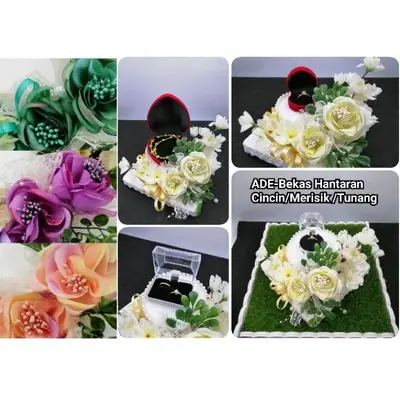 ADE-(M) English Rose Bekas Cincin Hantaran/Merisik/kahwin/Tunang