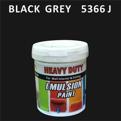 BLACK GREY 5366J ( 5L ) HEAVY DUTY EMULSION PAINT PREMIUM INTERIOR EMULSION PAINT