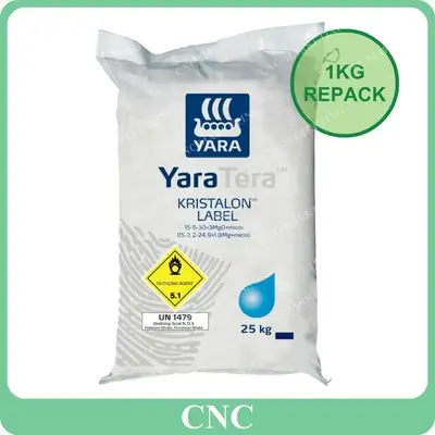 [REPACK] 1KG Yara Tera Kristalon White Label 15-5-30 YaraTera Baja Fertilizer Fertiliser Foliar