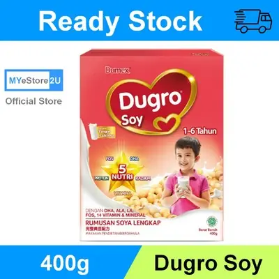 Dugro Soy (400g) Rumusan Soya Tanpa Laktosa. Lactose Free Soy Formulation