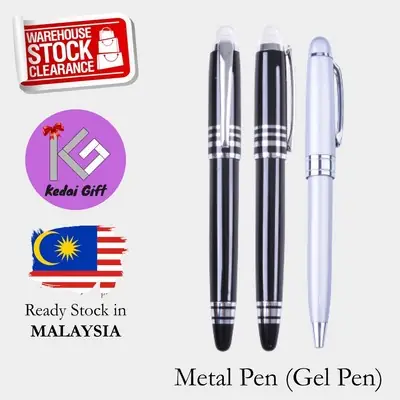 KEDAI GIFT Clearance Sale / Black Roller Pen / Gel Ball Pen / Pen Hitam Dakwat Cair / Pen Besi / Business Pen