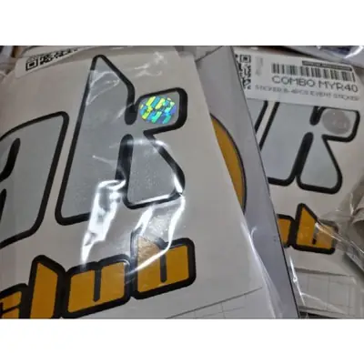 OFFICIAL COMBO SUANPHAK STICKER Original WITH HOLOGRAM