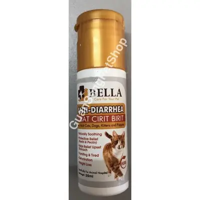 【READY STOCK】Bella Anti-Diarrhea Ubat Cirit Birit Haiwan 35ml