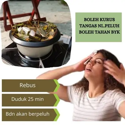 [READY STOCK]REMPAH TANGAS BASAH UTK WANITA YANG INGIN BERTANGAS ATAU BERSAUNA DI RUMAH