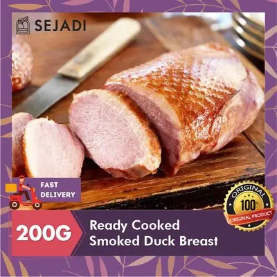 [Ready Stock Sejadi - Klang Valley Only] Smoked Duck Breast 230g (100% Halal Itik Salai) Vacuum Pack