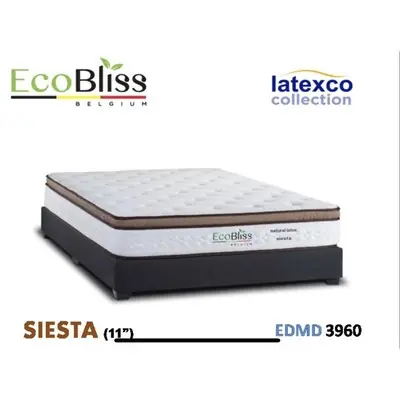 ECOBLISS  100% LATEX MATTRESS 11”