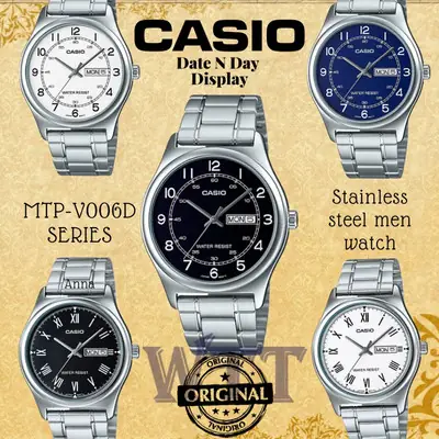*100% Authentic* MTP-V006D ANALOG MEN WATCH JAM TANGAN LELAKI ORIGINAL WATCH FOR MEN (2 YEARS WARRANTY)