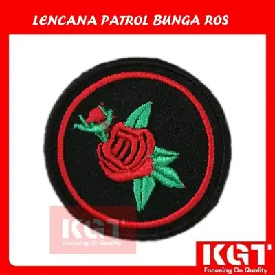 LENCANA PATROL BUNGA ROS PANDU PUTERI TUNAS PUTERI