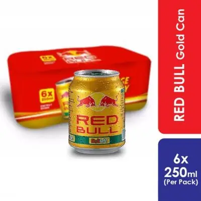 [TKM] Red Bull Gold Energy Drink (250ml x 6 cans)