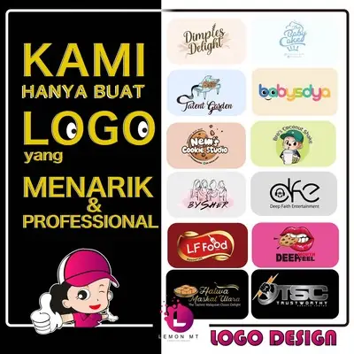 [LOGO DESIGN] DAPAT DALAM 1-3 hari Je, Servis Design Logo